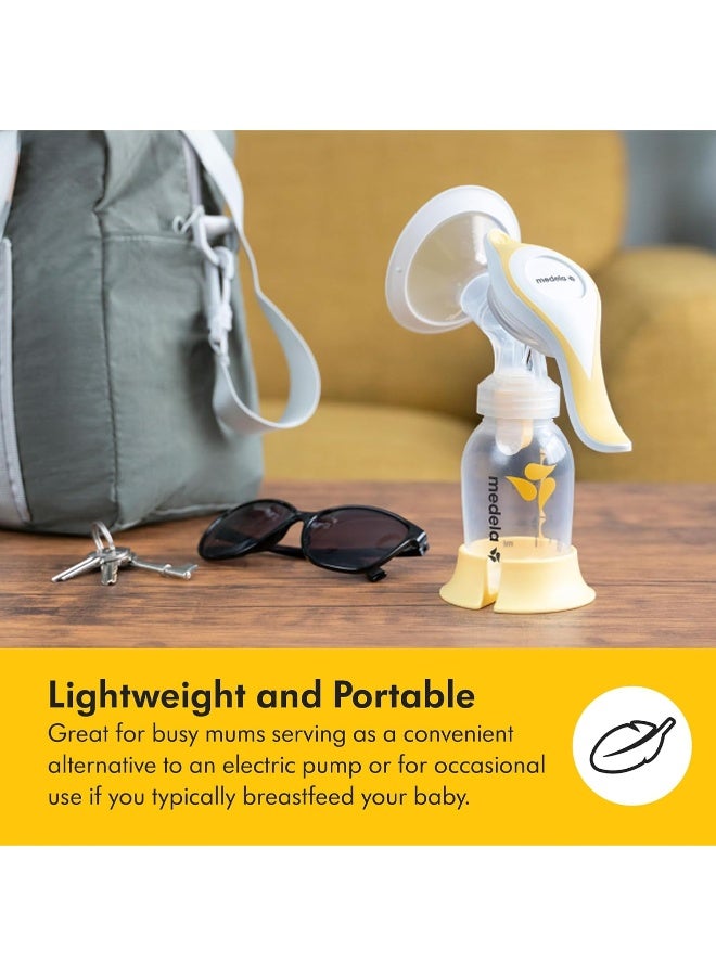 Medela Harmony Manual Breast Pump, Compact Swiss Design with PersonaFit Flex Shields and Medela's 2-Phase Expression Technology - Image 5