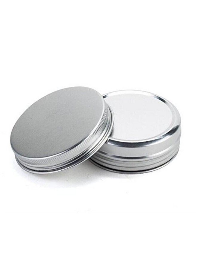 ASTRQLE 12 Pcs 15Ml 0.5Oz Empty Round Silver Aluminum Tins Metal Steel Jar Cans Sample Bottle Small Containers Box With Tight Sealed Cover For Eye Shadow Lip Balm Salves Cosmetic Cream Make Up Powder - Image 5