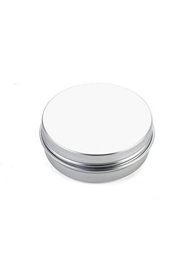 ASTRQLE 12 Pcs 15Ml 0.5Oz Empty Round Silver Aluminum Tins Metal Steel Jar Cans Sample Bottle Small Containers Box With Tight Sealed Cover For Eye Shadow Lip Balm Salves Cosmetic Cream Make Up Powder - Image 3