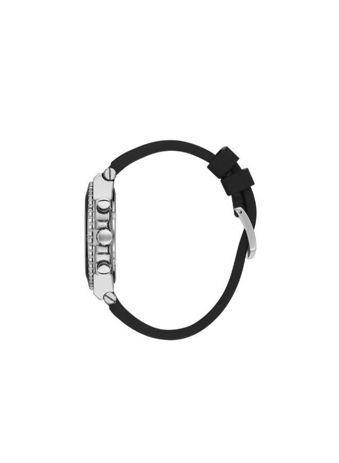 Bigotti - Raffinato Men Watch | Silicone BandBrass Case | Analog | Round Dial | Mineral Glass | Japanese Quartz | Water Resistant 50 Meters - Image 3