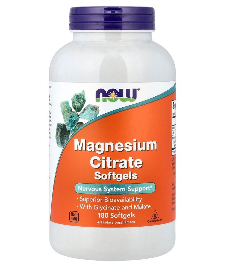 Magnesium Citrate 180 Softgels (133 mg per Softgel)