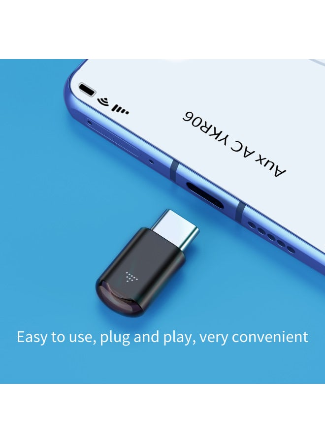 Beauenty 4D Mobile Phone Infrared Remote Control Portable TV Air Conditioning Remote Control Smart Home Appliance Control Generation-Color:Black Type-c Interface - Image 5