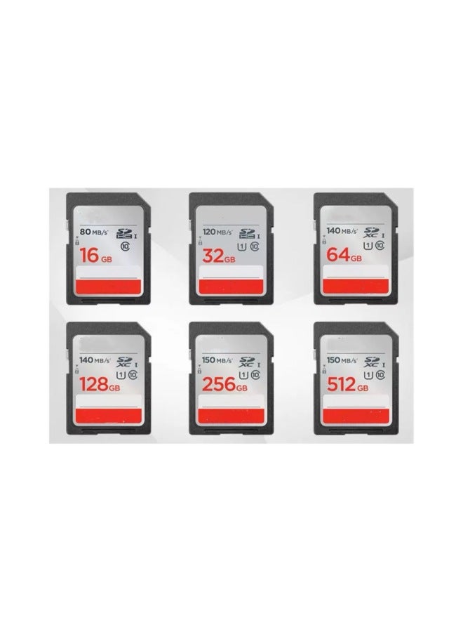 بطاقة ذاكرة كبيرة عالية السرعة، كاميرا رقمية SD 256128، سيارة SLR 32، بطاقة ملاحة 64 جيجابايت، بطاقة ذاكرة 16 جيجابايت