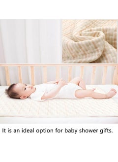 Gonice Waterproof Bed Pad Reusable 70x80cm, 4-Layer Soft Baby Pee Pads with 100% Cotton Surface, Washable Mattress Protector Pads for Baby, Women, Elderly, Pets, Bed, Sofa(1pack)  - Image 3