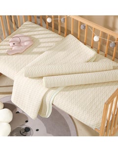 Gonice Waterproof Bed Pad Reusable 70x80cm, 4-Layer Soft Baby Pee Pads with 100% Cotton Surface, Washable Mattress Protector Pads for Baby, Women, Elderly, Pets, Bed, Sofa(1pack)  - Image 5