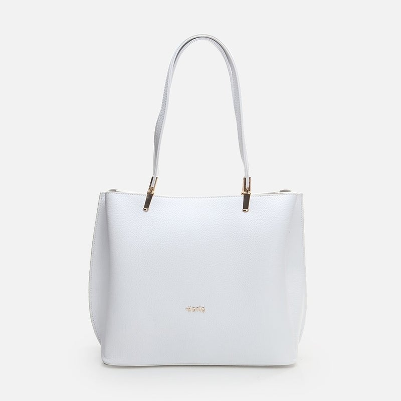 Hotiç 03CAH290340A900 GENUINE Leather White Women's Bag  - Image 1