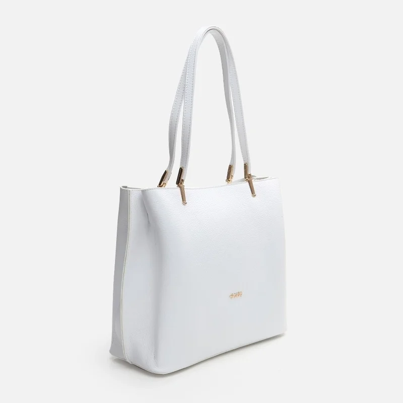 Hotiç 03CAH290340A900 GENUINE Leather White Women's Bag