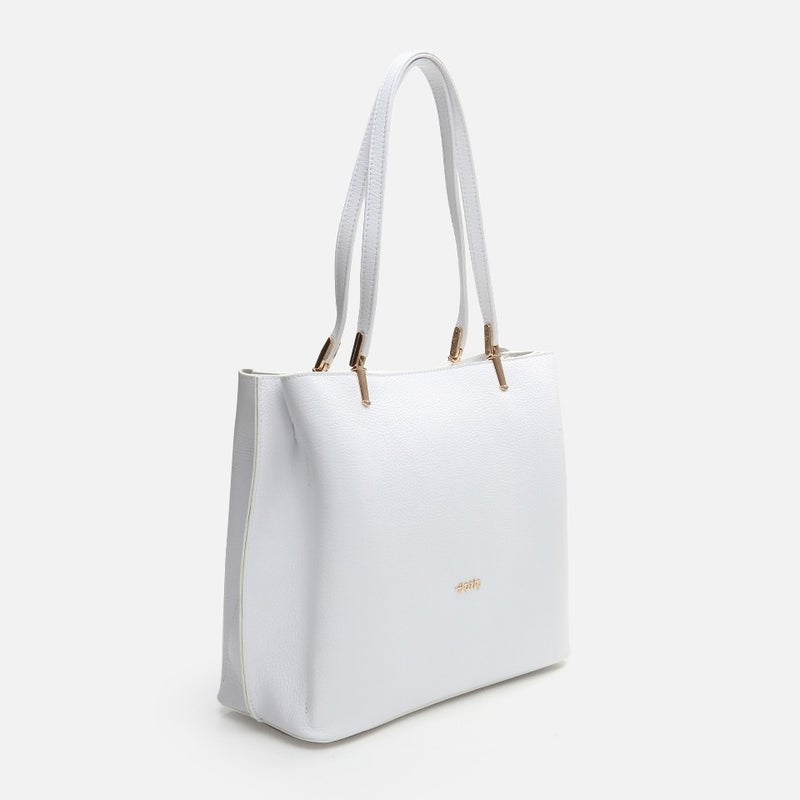 Hotiç 03CAH290340A900 GENUINE Leather White Women's Bag  - Image 2