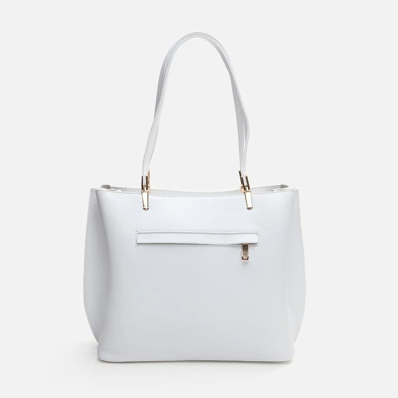Hotiç 03CAH290340A900 GENUINE Leather White Women's Bag