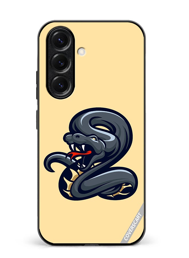 Protective Case Cover For Samsung Galaxy S25 Snake Design Multicolour