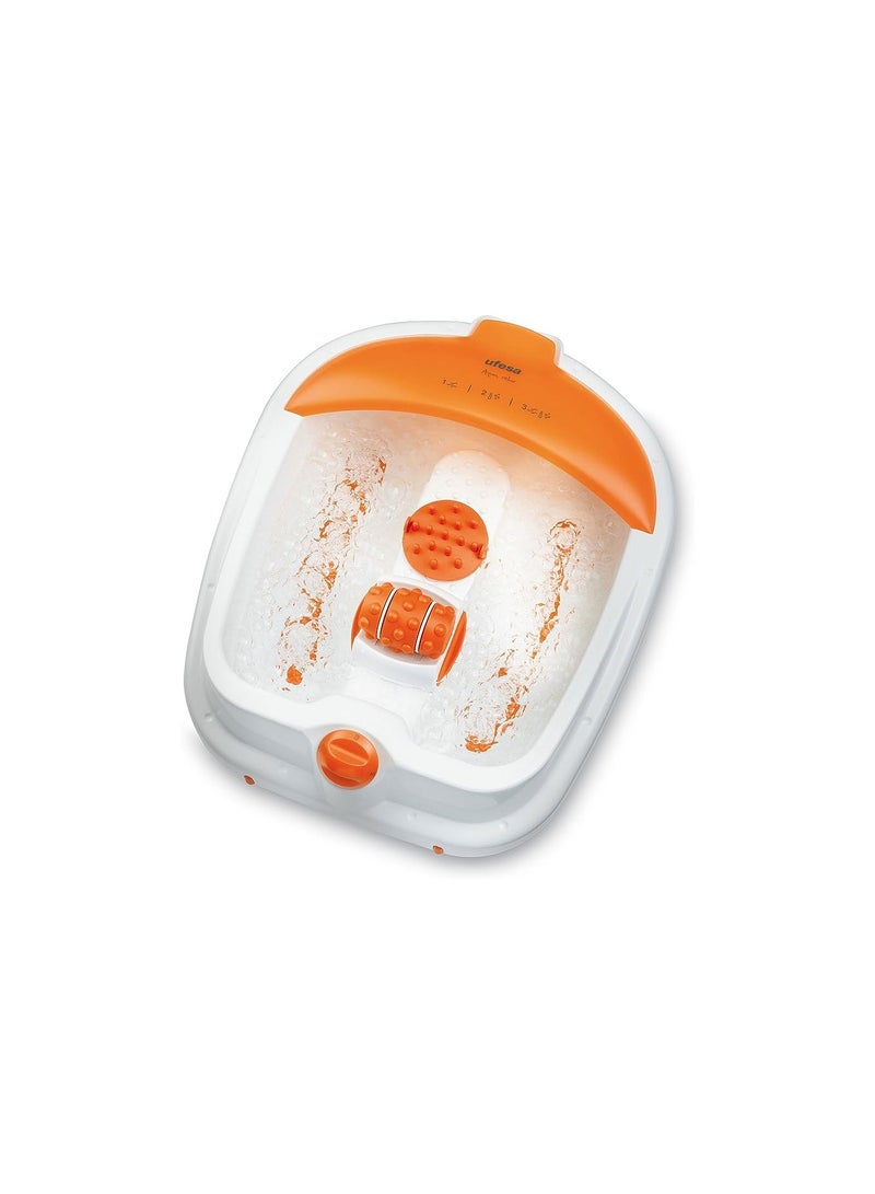 UFESA BH5622 Spa Relax Heated Foot Spa, Massage Foot Bath, Easy to Clean & Store – White