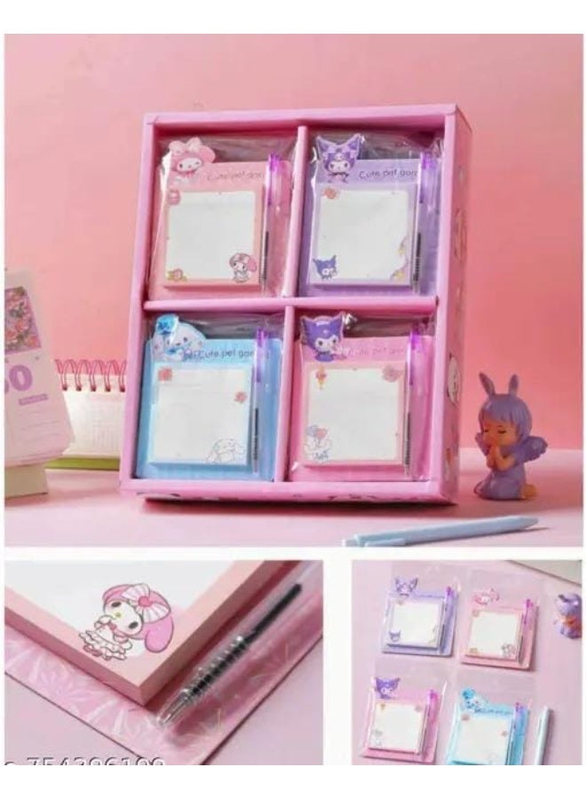 Feel Home Cute self-adhesive sticky notes, a lovely diary for reminders and daily writing, notebook (1 piece) - Image 1