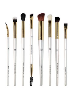 MAKE OVER 22 MakeOver22 Eyes and Eyebrow 8 Pieces Brush Set MX-01  - Image 1