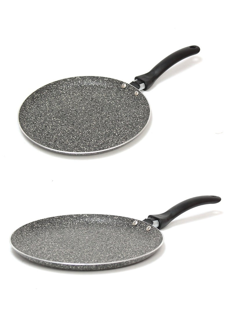Hascevher - Granite Crepe Pan Pancake & Dosa Tawa Scratch-Resistant 22CM - Image 1