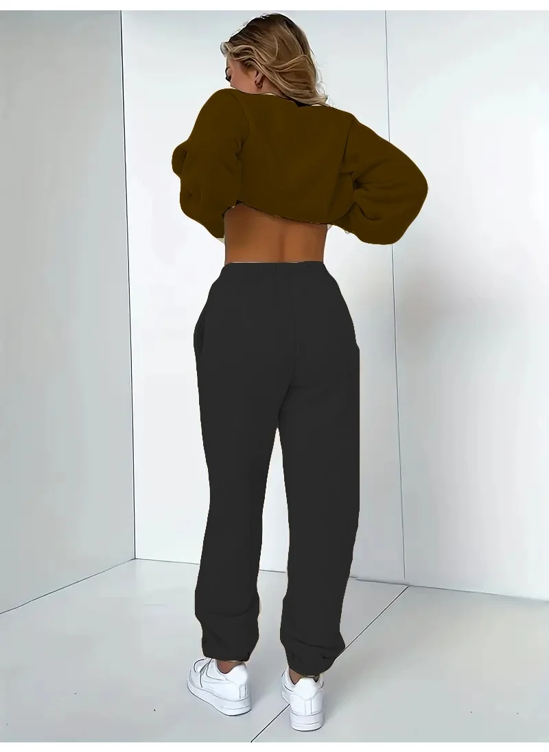 DogFish Tracksuit Oversize Bold Printed Tracksuit Brown
