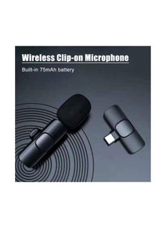 SHOPI K8 Wireless Collar Clip Microphone For iPhone/iPad & Type C Mobile Phones Supported Lapel Lavalier Mic  - Image 4