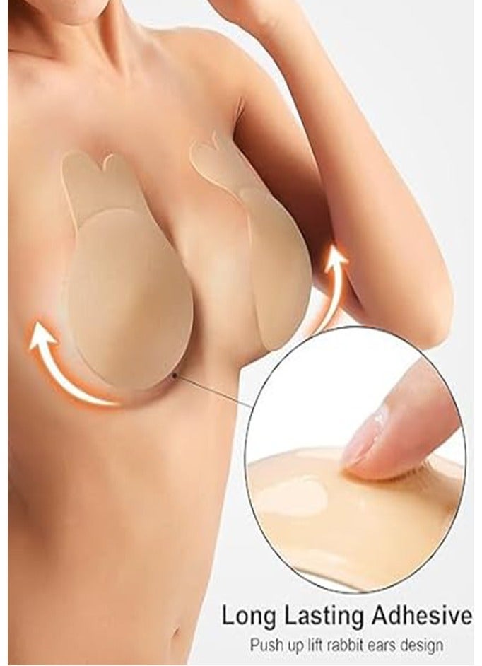 Jomo Store Push-Up Self-Adhesive Silicone – Strapless, Invisible Bust Lift Pasties for Backless and Plunge Outfits - Image 2