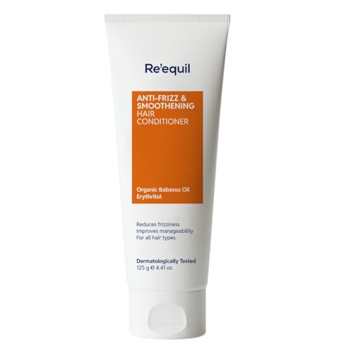 RE' EQUIL Re'equil Anti-Frizz & Smoothening Hair Conditioner with Babassu Oil | Detangles, smoothens & nourishes hair | For frizz-free, manageable hair | 125 g - Image 1