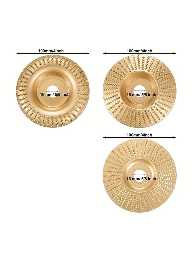 6 قطع مجموعة أقراص نحت الخشب 5 8 بوصة ماندرال جلخ زاوية عجلة تلميع السنفرة - Image 3