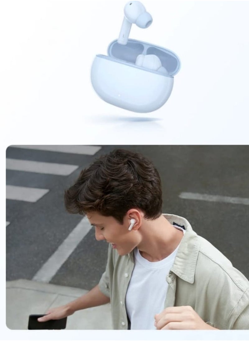 Honor Choice - HONOR CHOICE X7i Hybrid Active Noise Cancelling Earbuds with 45dB,Waterproof Wireless Bluetooth Ear Buds,in-Ear Earphones with AI Clear Call Mics,40H Playtime,Bass Stereo for iPhone,Android,Pad-White - Image 1