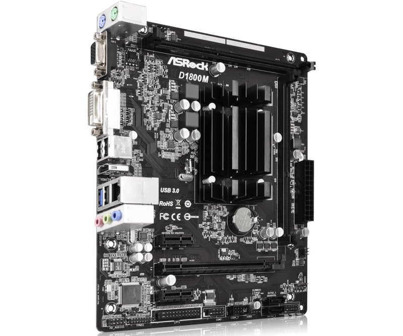 ASRock Motherboard Micro ATX DDR3 1066 NA D1800M - Image 4
