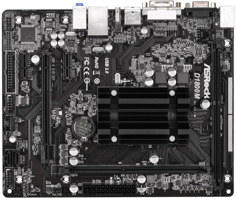 ASRock Motherboard Micro ATX DDR3 1066 NA D1800M - Image 2