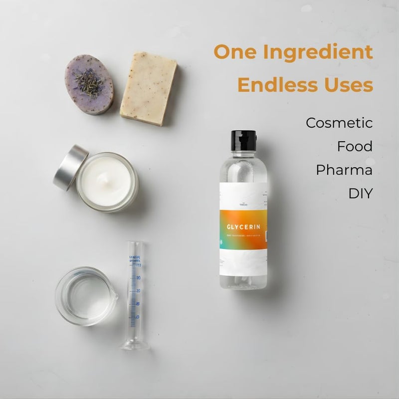 Trioxi Vegetable Glycerin – Pure & Naturally Sourced Humectant for Skincare, Baking, and DIY Crafts (250ml) - Image 3