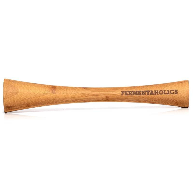 Fermentaholics Fermentation Tamper Tool Make Sauerkraut At Home  Perfect Tool For Fermented Cabbage  Any Fermented Vegetables  DIY Fermented Sauerkraut