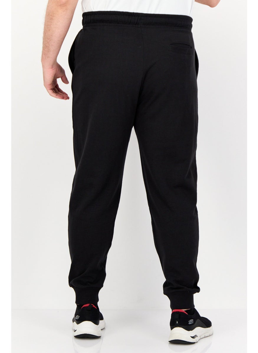 Paul Frank - Men Regular Fit Brand Logo Jogger Pants, Black - Image 1