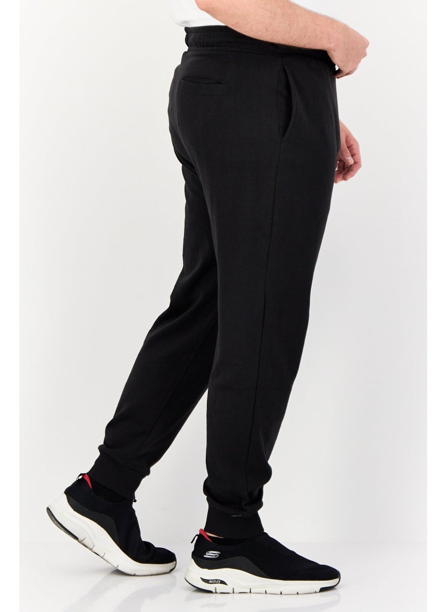 Paul Frank - Men Regular Fit Brand Logo Jogger Pants, Black - Image 1