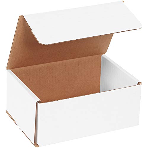Box USA Small Shipping Boxes 7" x 5" x 3", 50-Pack, Bulk - White Box Mailer for Packaging, or Small Business Mailing 7x5x3 - Image 1
