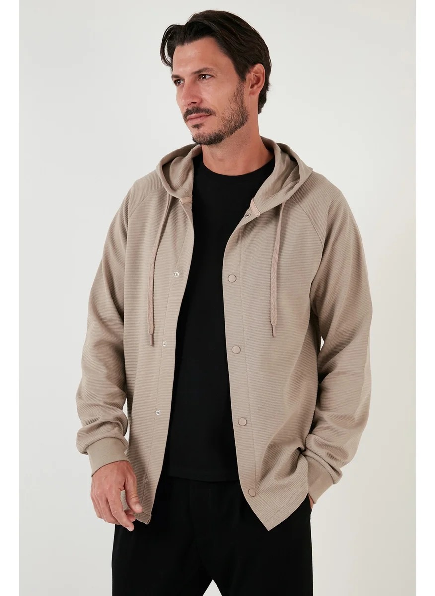 Buratti Cotton Hooded Relaxed Fit Shirt Men's Shirt 5905468