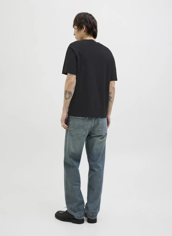 JACK & JONES JJPORTO TEE SS CREW NECK