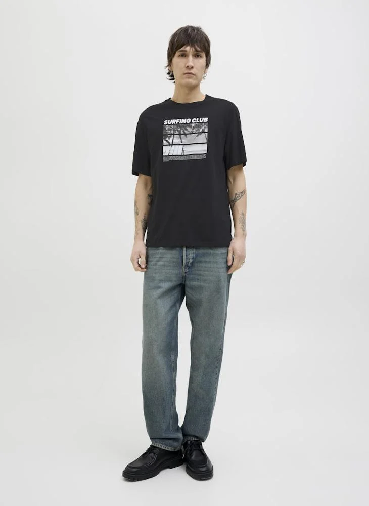 جاك اند جونز JJPORTO TEE SS CREW NECK