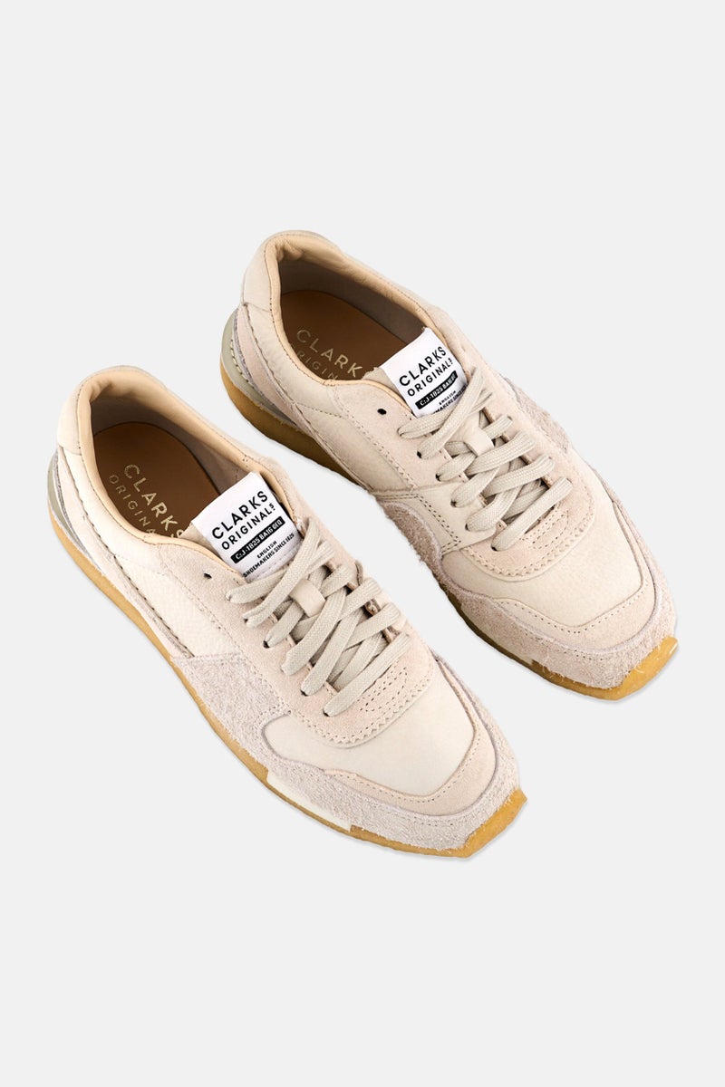 clarks Women Standard Fit Lace Up Casual Shoes, White  - Image 4