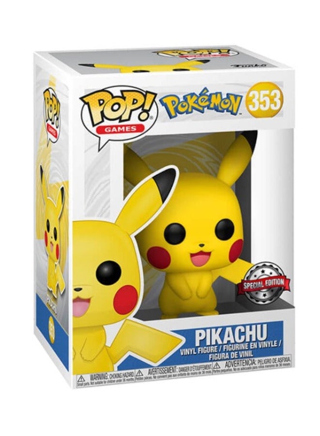 Funko Pop! Games: Pokemon S1 Pikachu Exclusive Vinyl Figure - Image 3