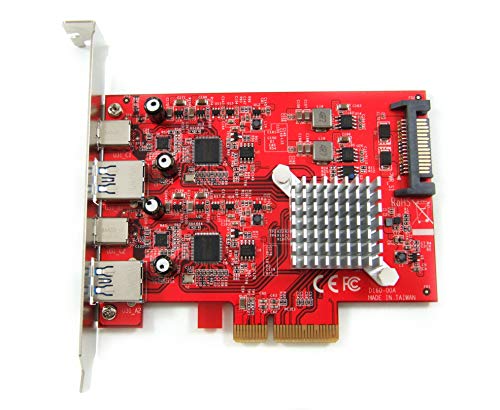 Ableconn PEX-UB160 USB 3.2 Gen2 (10 Gbps) 4-Port PCIe 3.0 Card (2X USB-C + 2X USB-A) - Image 2