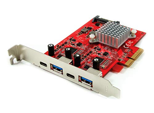 Ableconn PEX-UB160 USB 3.2 Gen2 (10 Gbps) 4-Port PCIe 3.0 Card (2X USB-C + 2X USB-A) - Image 1