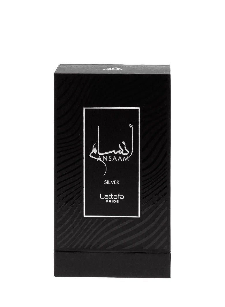 Lattafa PRIDE Ansaam Silver Eau de Parfum - 100ml | A Luxury Fragrance for Men and Women - Image 3