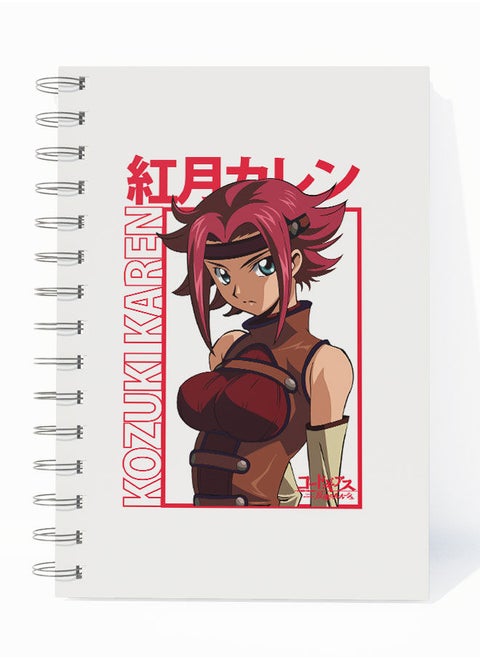 Code Geass A5 Notebook Code Geass A5 Size Spiral Notebook Kallen Kouzuki Spiral Notebook Kallen Stadtfeld Lelouch of the Rebellion-Waifu Anime