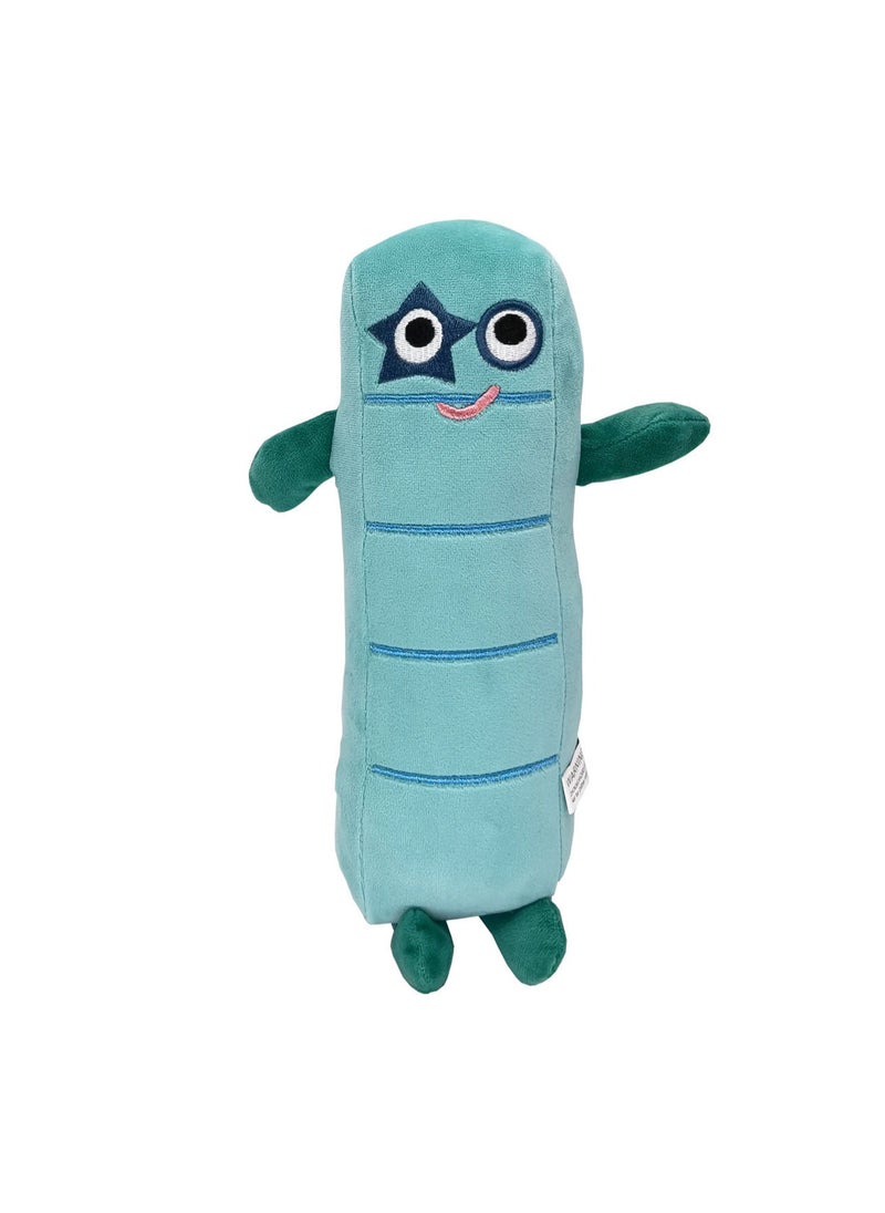 28cm Blue Five-5 Plush Toy Numberblocks Doll Digital Building Block Toys Children'S Mathematics Enlightenment Animation Doll | Suitable As A Gift For Children Over 3 Years Old