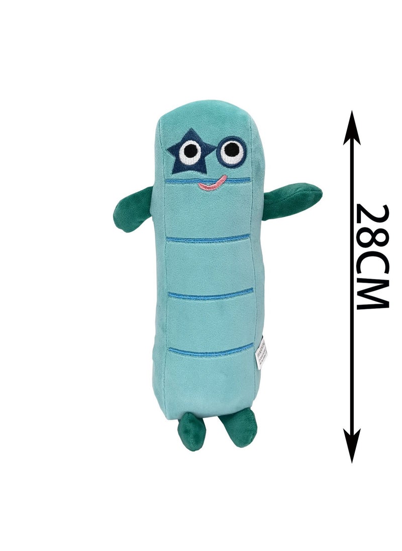 28cm Blue Five-5 Plush Toy Numberblocks Doll Digital Building Block Toys Children'S Mathematics Enlightenment Animation Doll | Suitable As A Gift For Children Over 3 Years Old