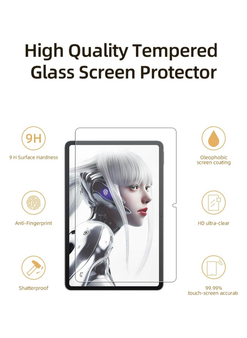 جنرال - واقي شاشة ريد ماجيك جيمنج باد برو 10.9 بوصة 2.8K LCD 2024، واقي شاشة زجاج مقوى مقاوم للخدش حساس عالي اللمس، 2 عبوة - Image 1