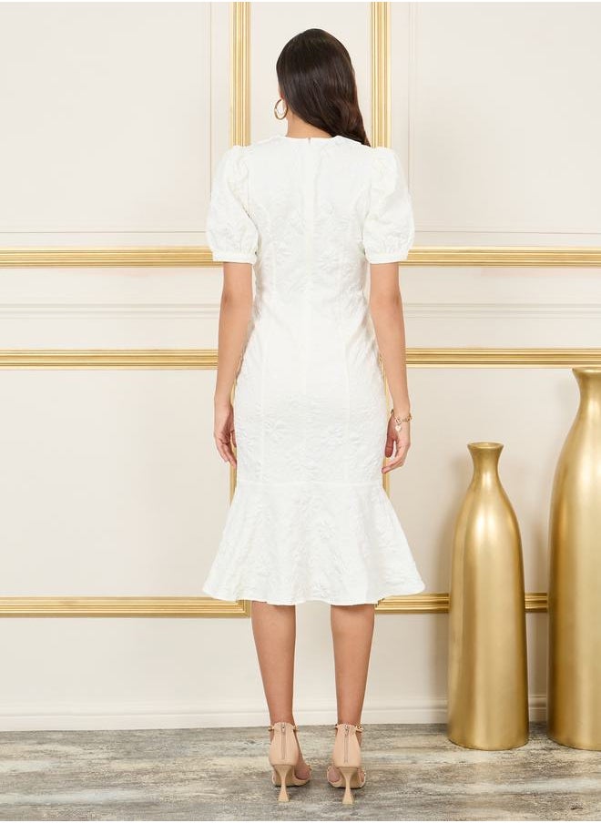 Jacquard Collared Button Through Sheath Midi Dress - pzsku/Z3ACF8089A1E6ECE49F17Z/45/_/1712415205/9ca04863-85e0-4044-b4b3-9e074755a97d