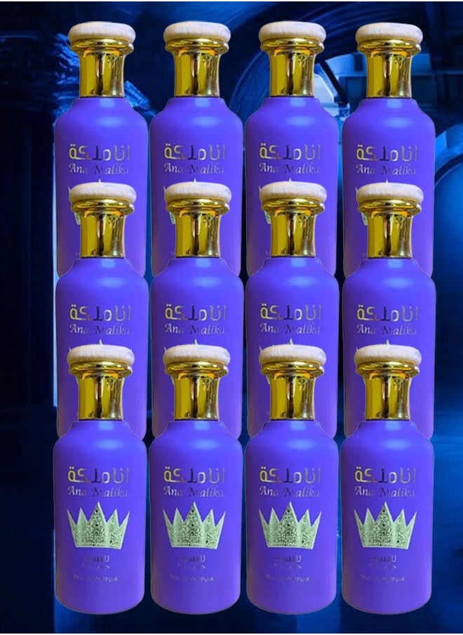 Wadi Al Khaleej 12 Pieces Ana Malika Perfume EDP 100ML  - Image 1