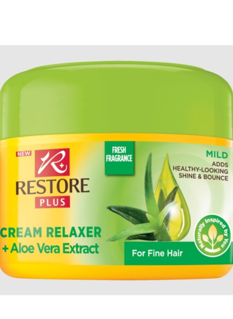 Restore - Cream Relaxer Mild 250ml made with Aloe Vera Extract for Fine Hair - Image 1