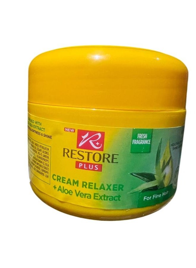 Restore - Cream Relaxer Mild 250ml made with Aloe Vera Extract for Fine Hair - Image 1