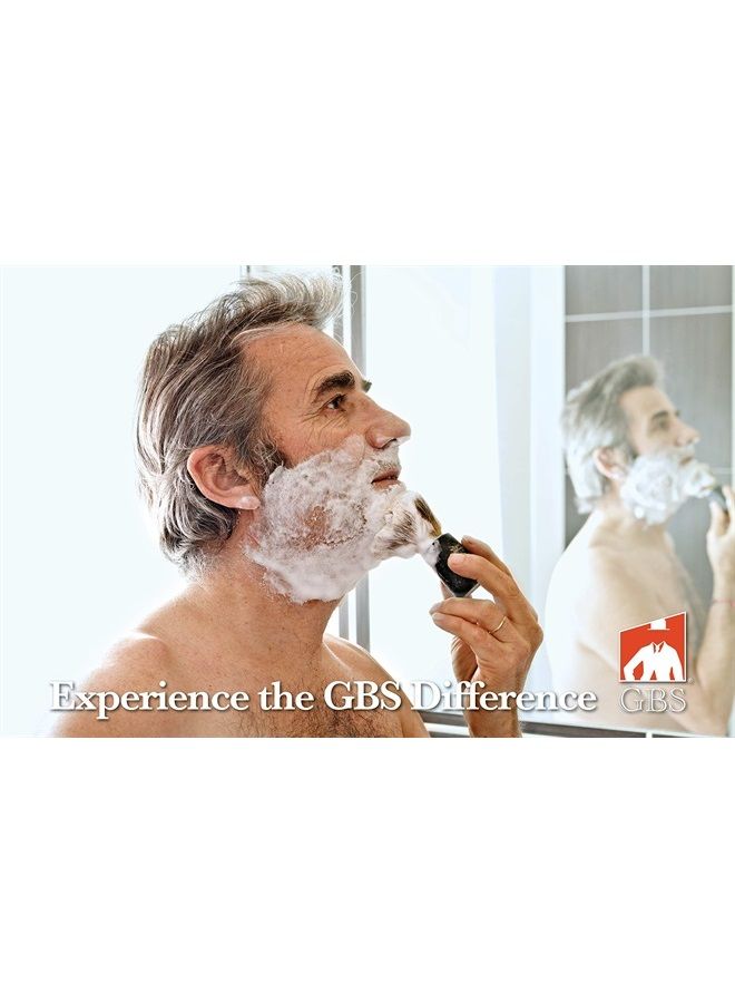 Shaving Black Adjustable Double Edge Safety Razor Set, Mug, Brush Stand, Razor, Toiletry Bag, Lavender Aftershave Balm and Soap