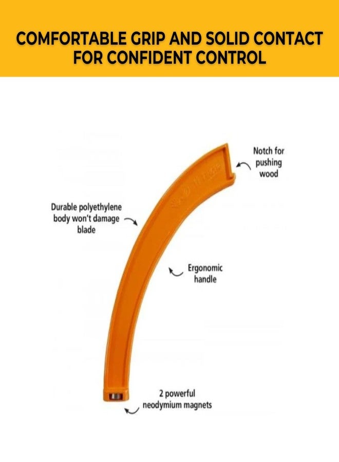 FastCap - 11th Finger Tool Push Stick Tool for Saw Protection and Finger Safety - Orange - 10-Inch Height - #02051 - Image 4