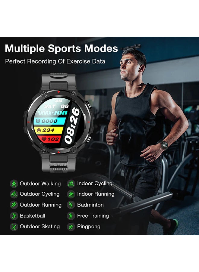 AOLON - Navi R GPS Smart Watch 1.32” HD AMOLED Display 5ATM Waterproof Black - Image 1